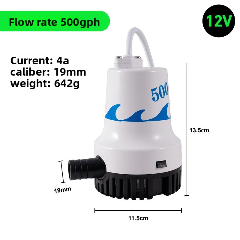 12V 24V Marine Bilge Pump, DC  - Fishing Boat Bilge Pump recensie en prijs