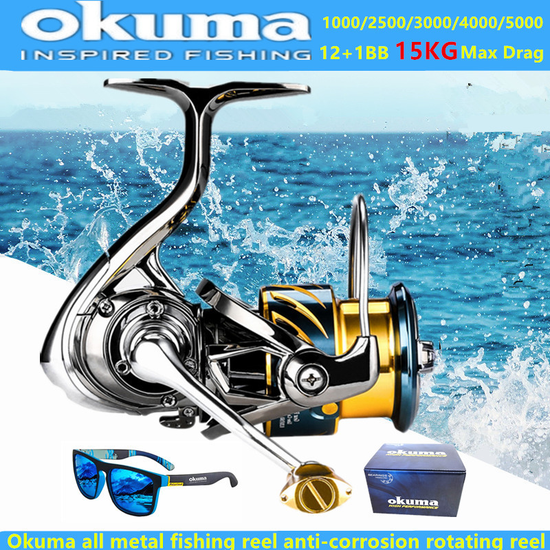 Okuma all metal fishing reel 1 - Fishing Boat Steering Wheel recensie en prijs