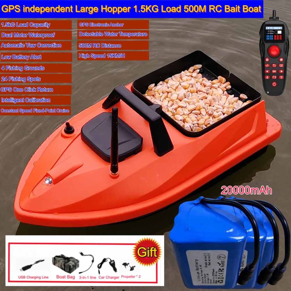 NEW GPS Fishing Bait Boat 1.5k - Fishing Boat Gps recensie en prijs