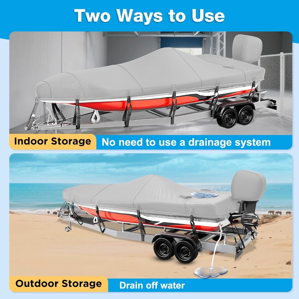 Boat Cover 20-22ft, 1200D Wate - Fishing Boat Trailer recensie en prijs