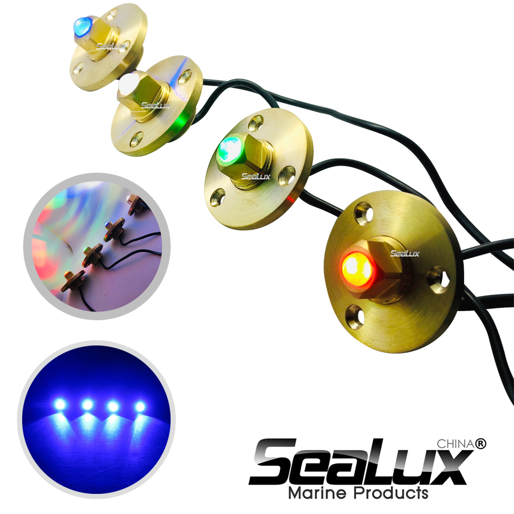 Sealux Brass drain plug LED li - Fishing Boat Navigation Light recensie en prijs