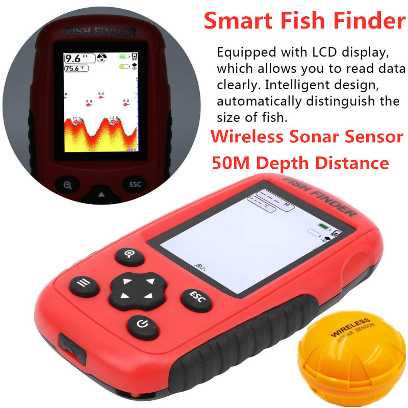 Fish finder wireless Wireless  - Fishing Boat Depth Finder recensie en prijs