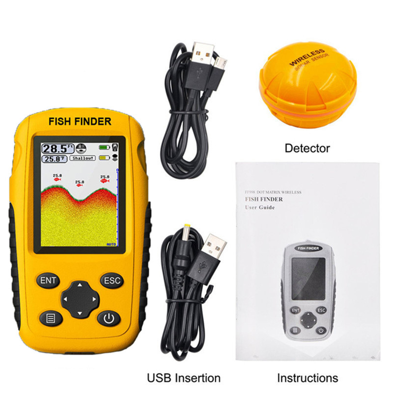 Fish finder wireless Wireless  - Fishing Boat Depth Finder recensie en prijs