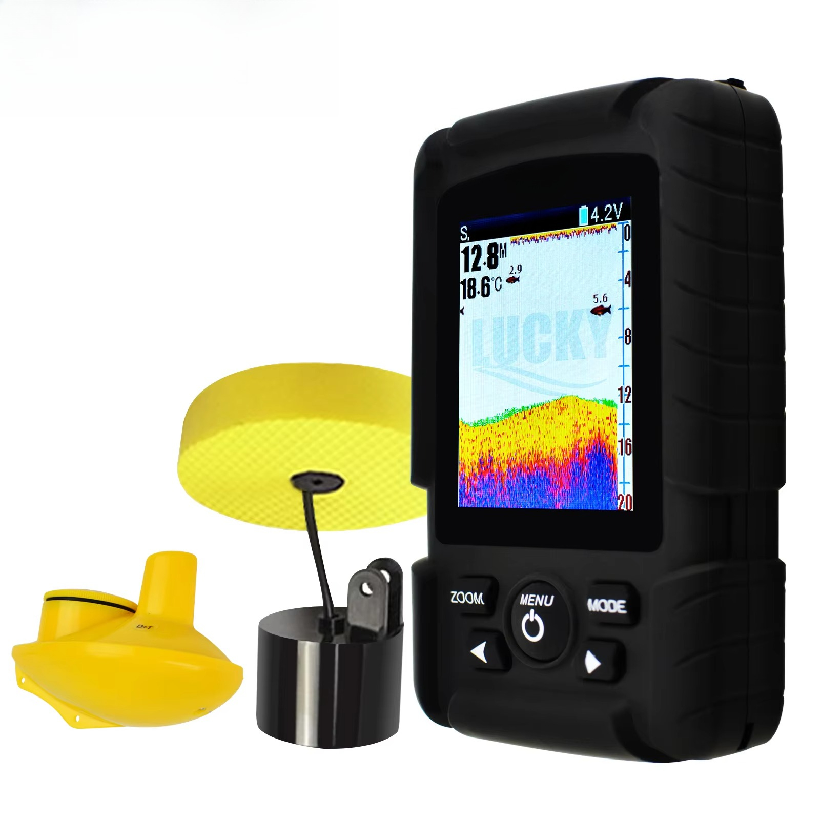 2-in-1 Wireless & Wired Fish F - Fishing Boat Depth Finder recensie en prijs