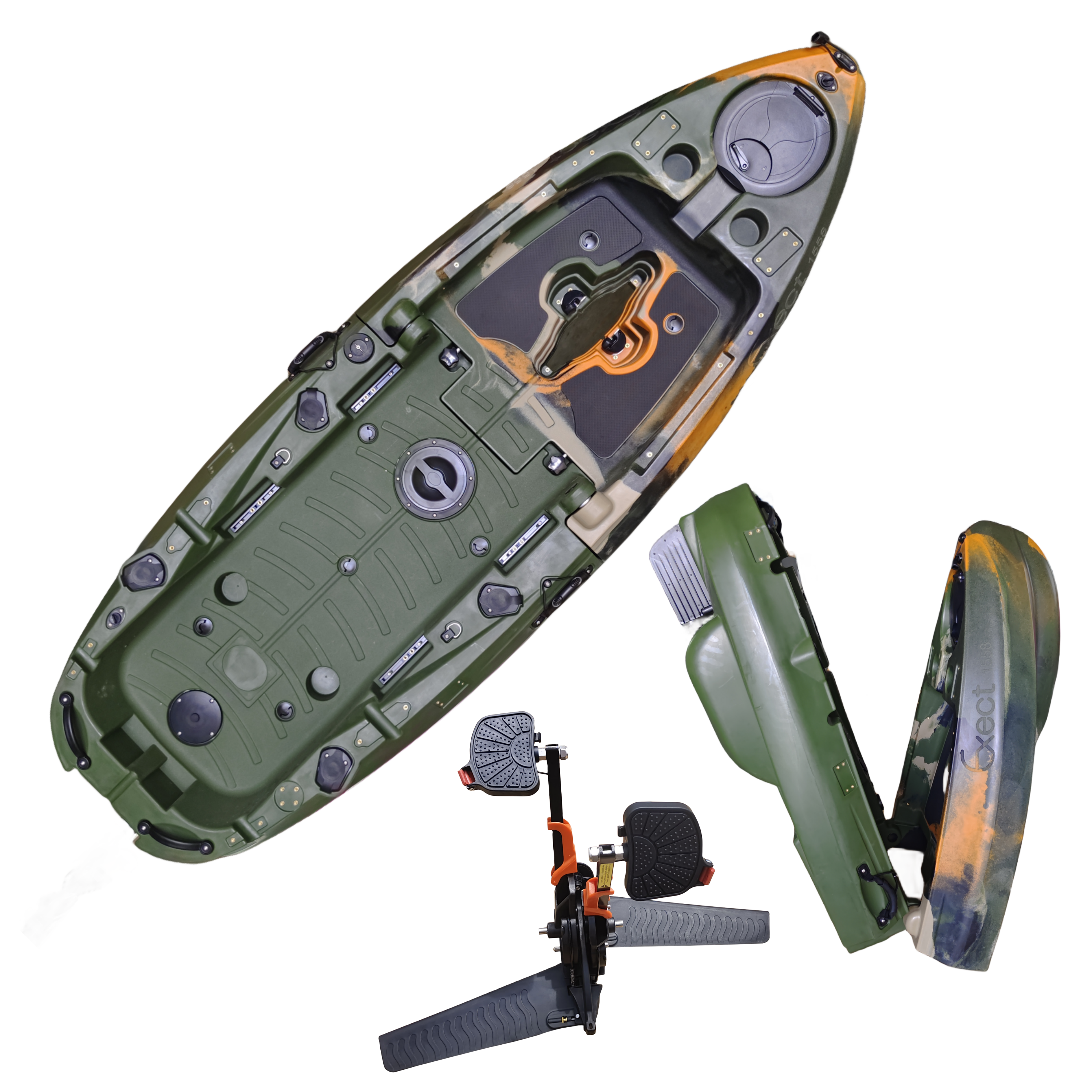 Plastic Kayak Pedal Kayak Fish - Fishing Boat Seat recensie en prijs