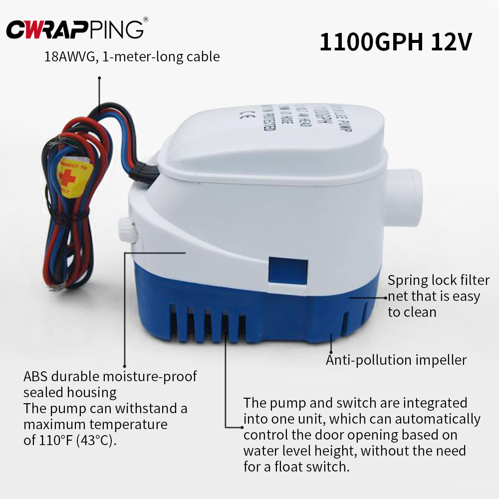 Car RV Bilge Pump for Boats Ac - Fishing Boat Bilge Pump recensie en prijs