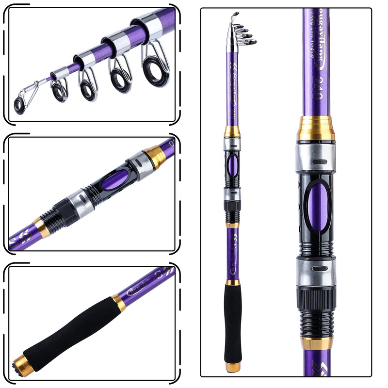 Sougayilang 4 Colors Telescopi - Fishing Boat Fiberglass recensie en prijs