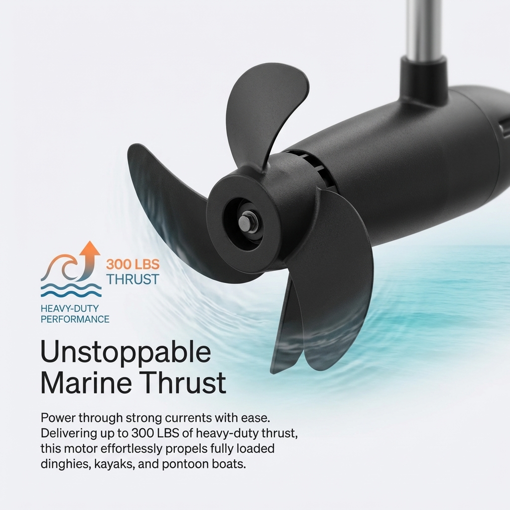 240LBS 300LBS High Thrust Brus - Fishing Boat Outboard Motor recensie en prijs