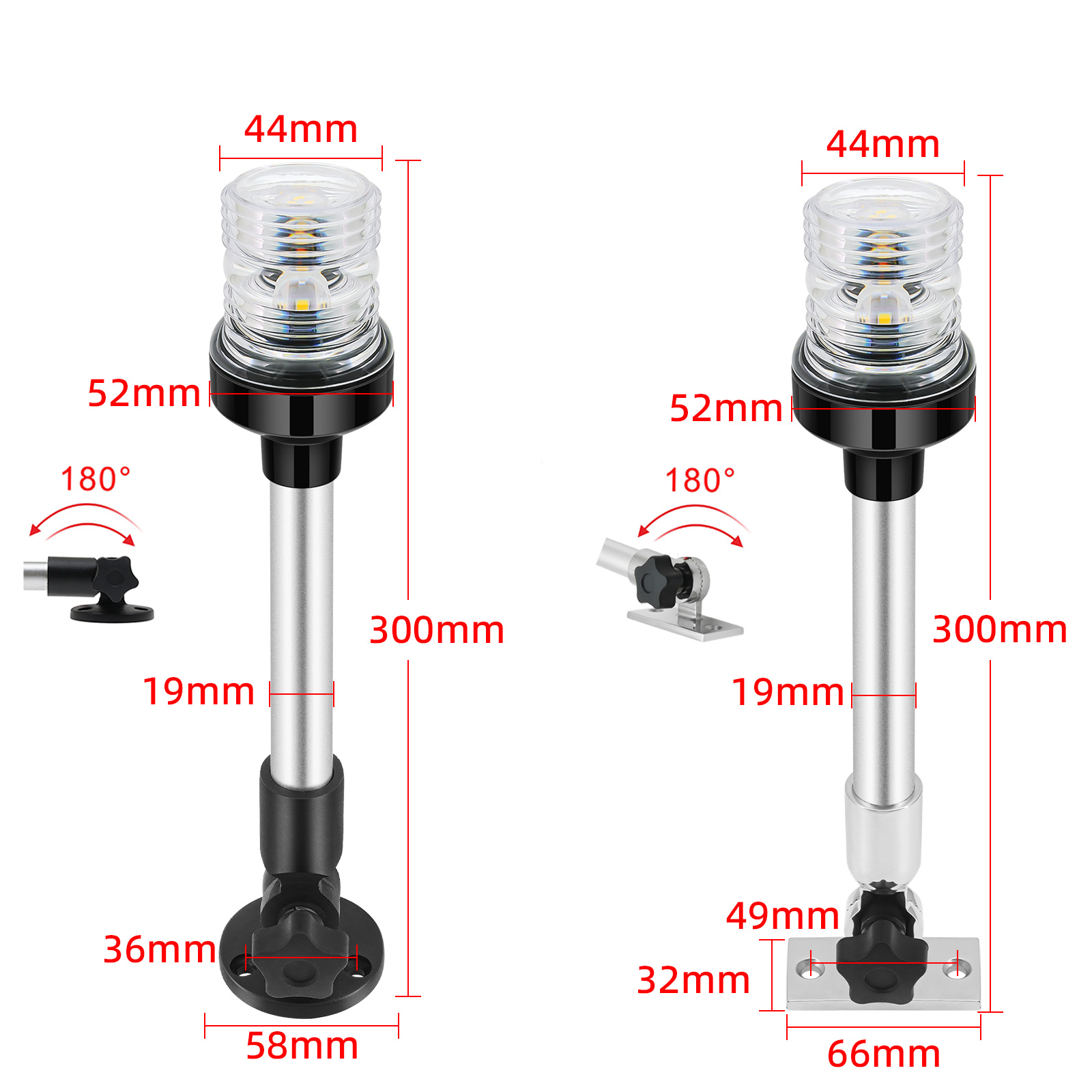 6/12inch LED Fold Yacht Naviga - Fishing Boat Paddle recensie en prijs