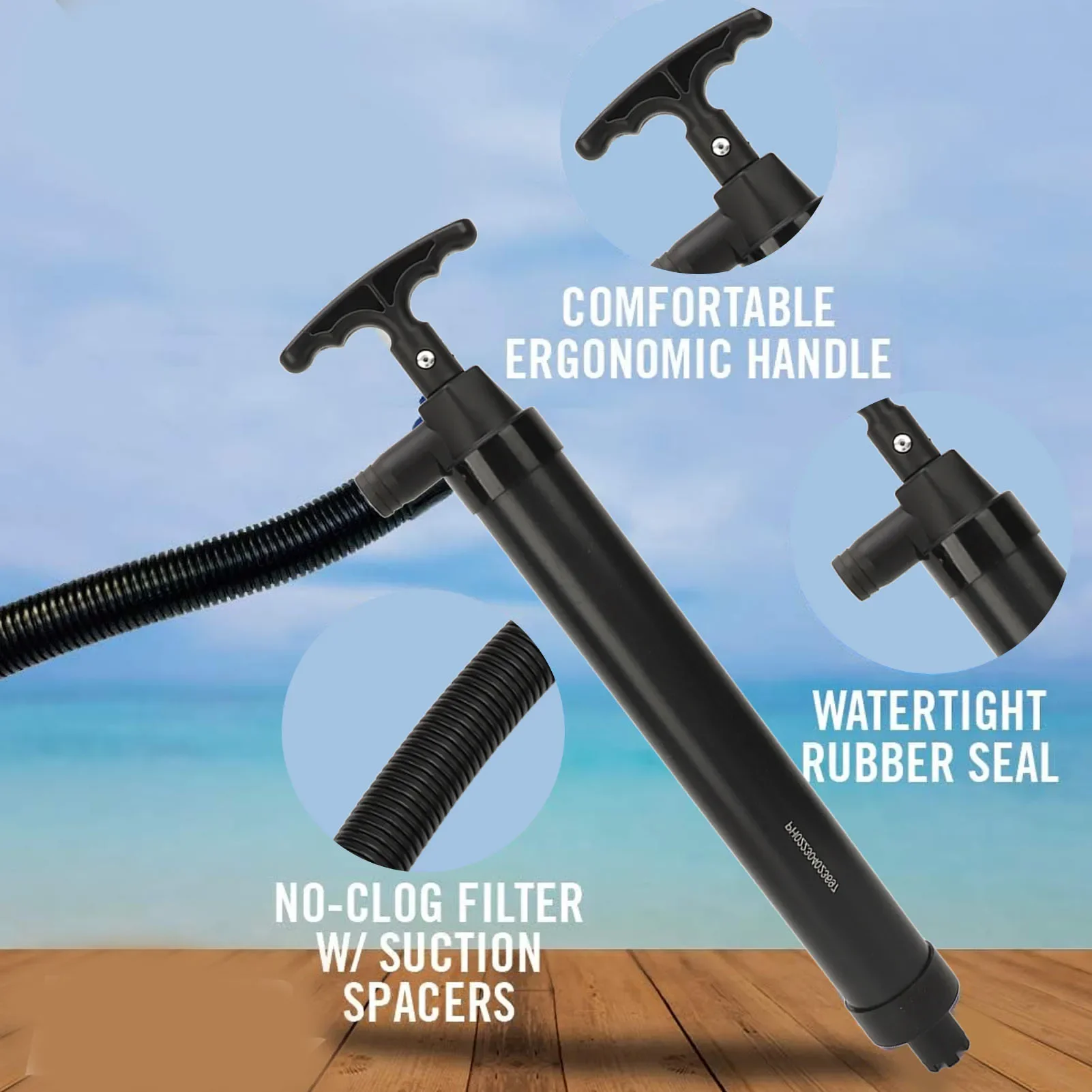 Manual Bilge Pump With Hose Po - Fishing Boat Bilge Pump recensie en prijs
