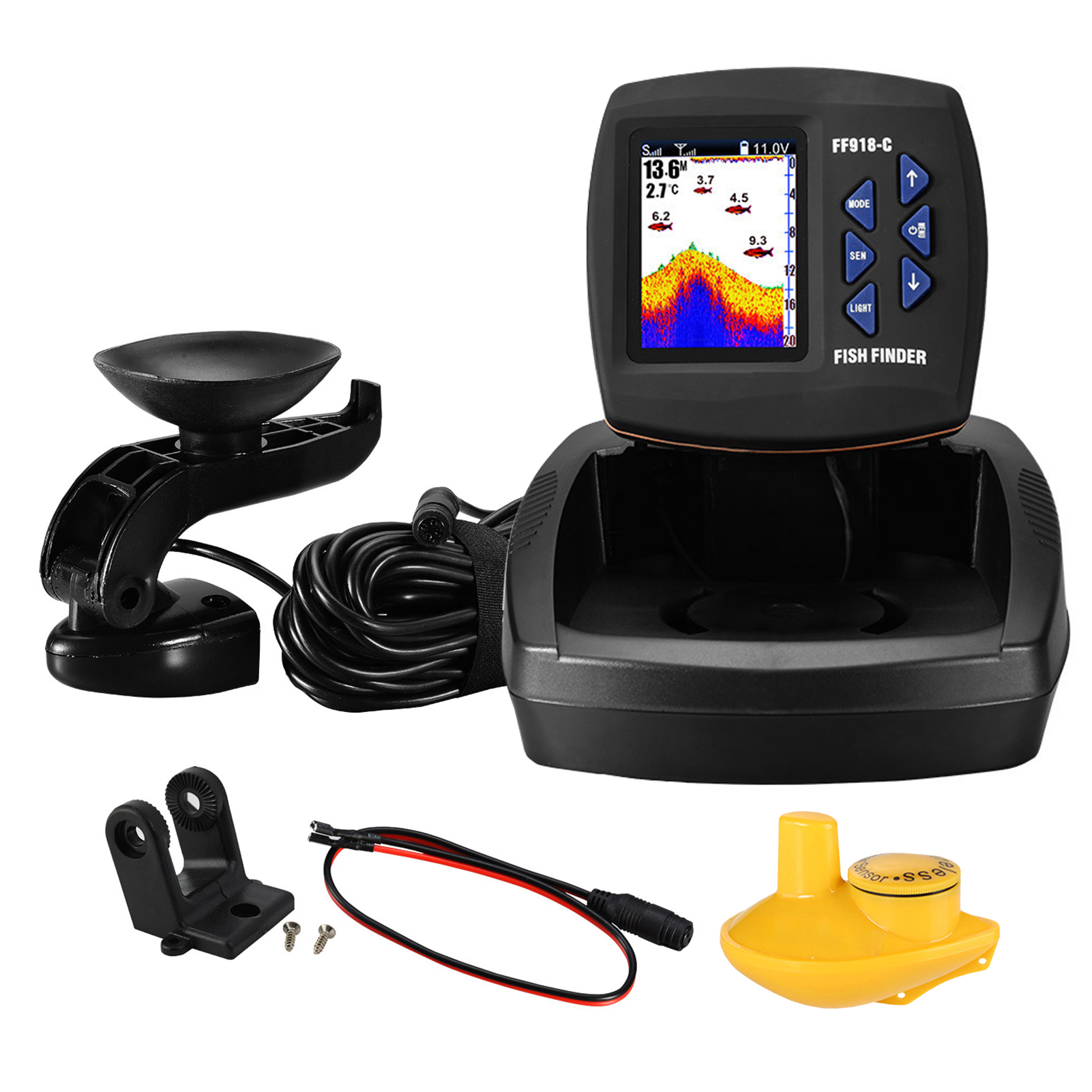 Fish Finder Wireless Sonar Sen - Fishing Boat Depth Finder recensie en prijs