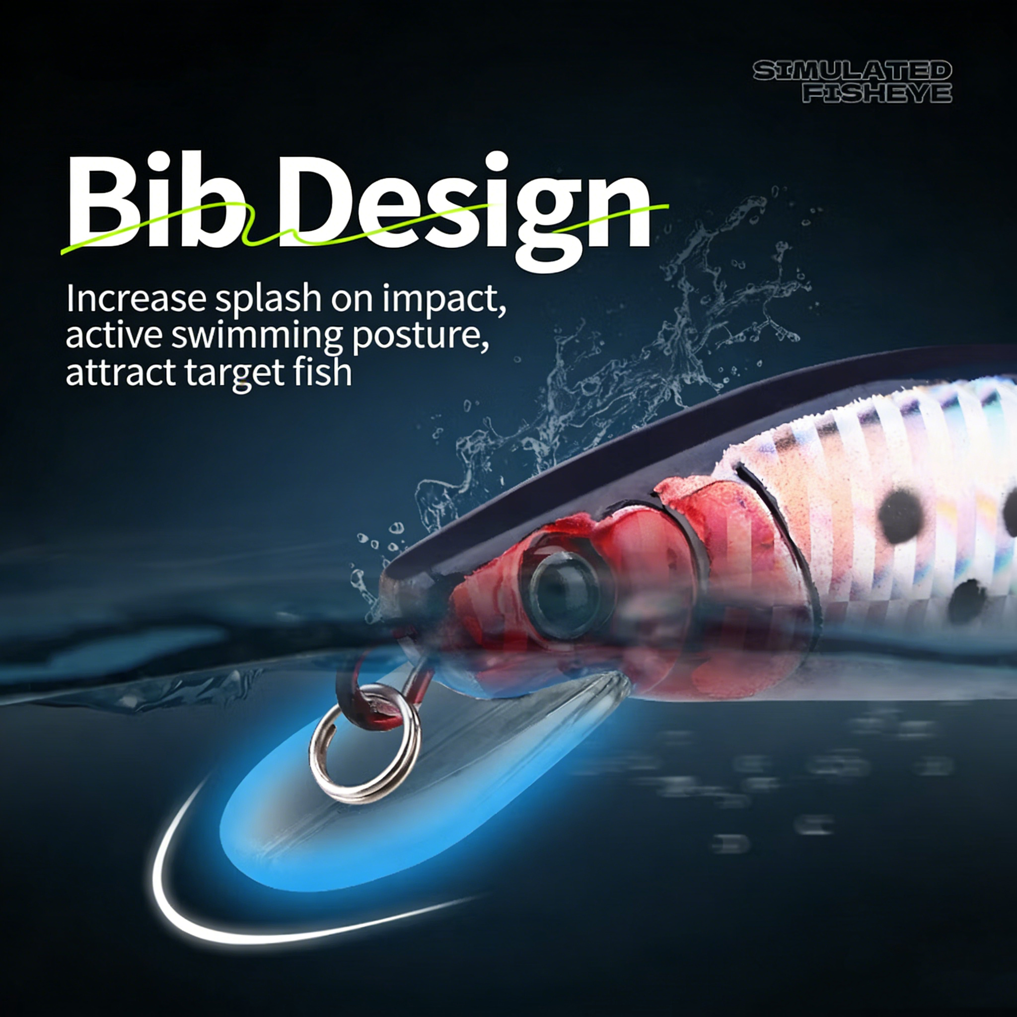 Simulated Fishing Lures Bait E - Fishing Boat Navigation Light recensie en prijs