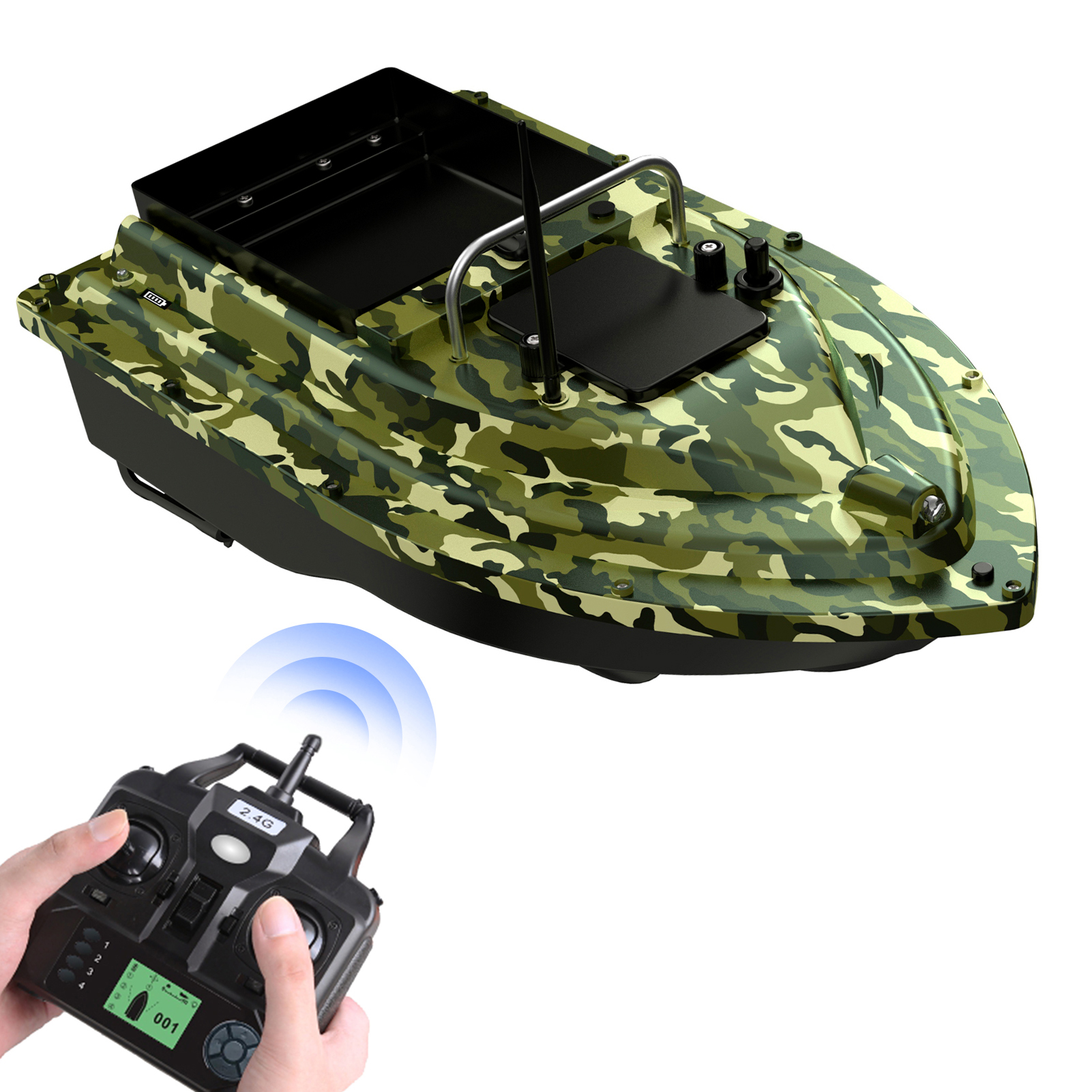 D16E GPS Fishing Bait Boat wit - Fishing Boat Gps recensie en prijs