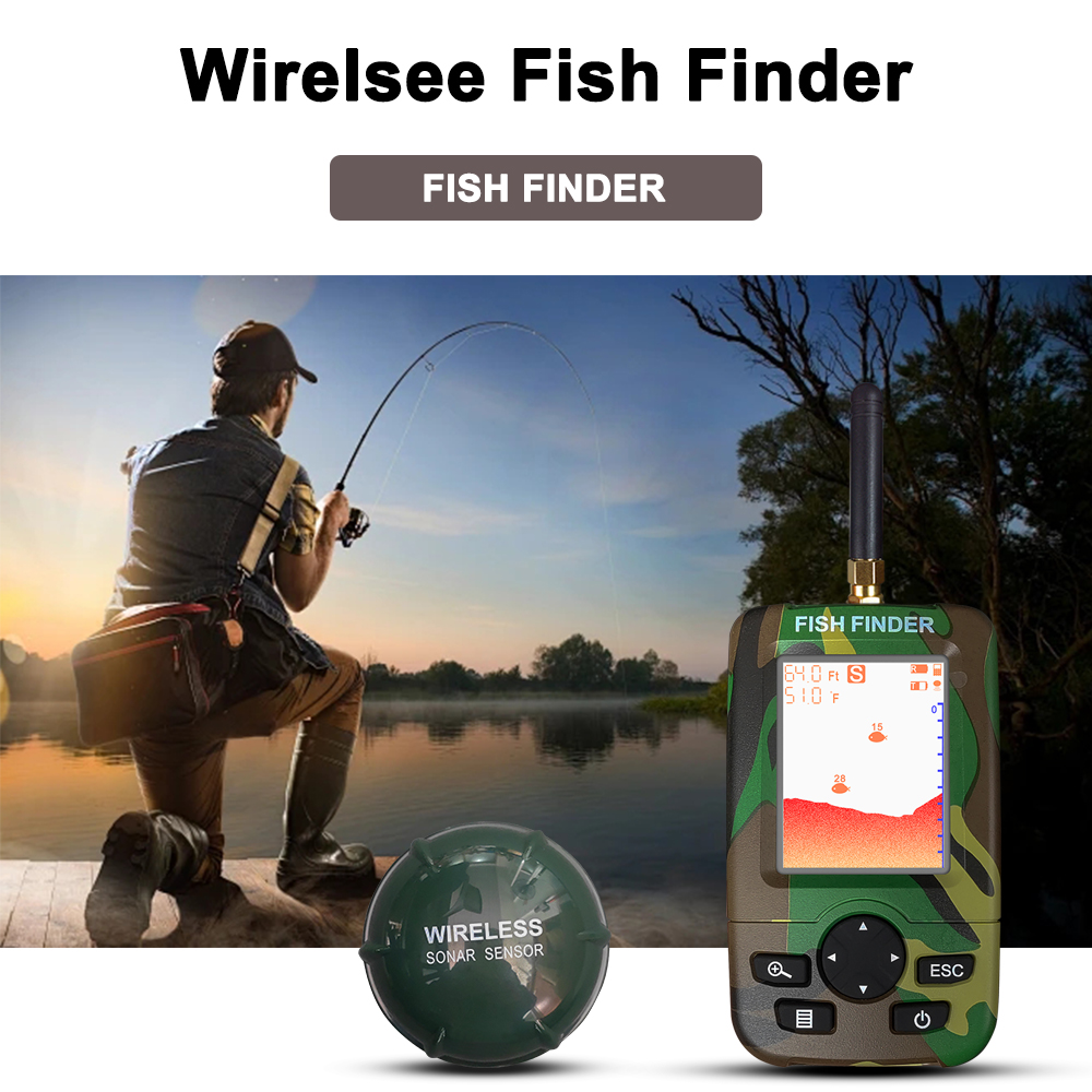 Smart Portable Sonar Fish Find - Fishing Boat Depth Finder recensie en prijs