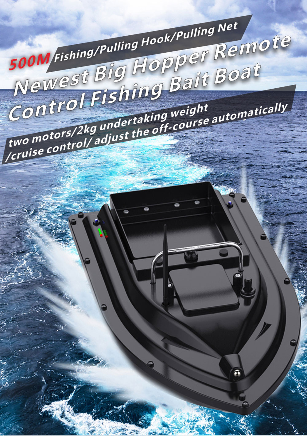 Bait Boat With GPS Positioning - Fishing Boat Gps recensie en prijs