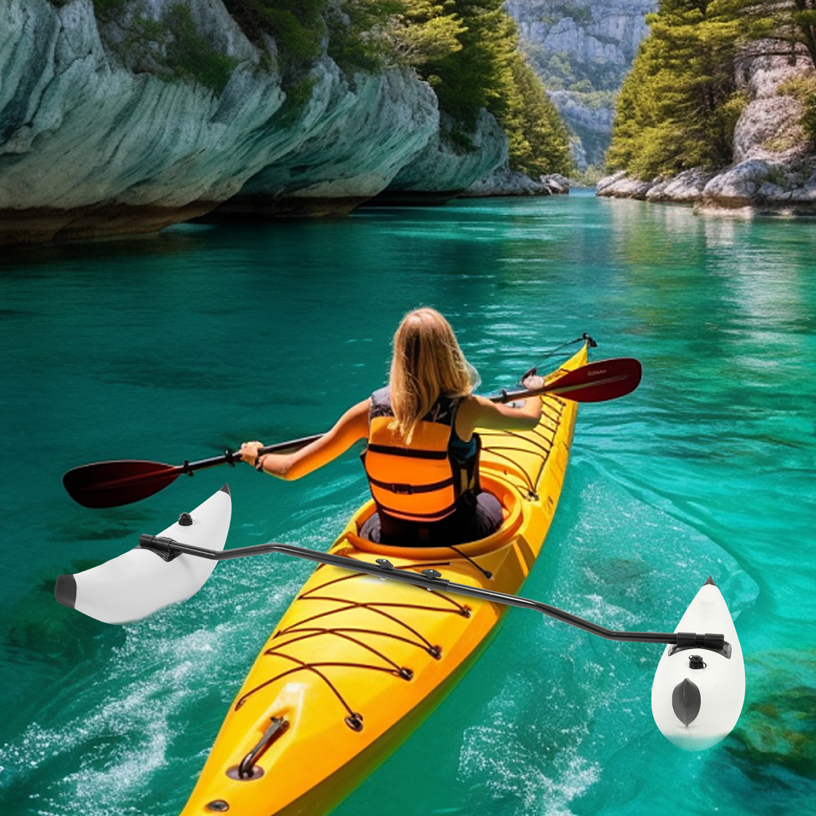 Inflatable Kayak Outrigger Sta - Fishing Boat Aluminum recensie en prijs