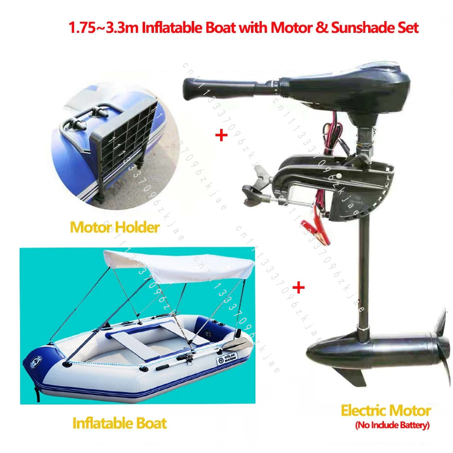 1.75~3.3m Inflatable Boat with - Fishing Boat Trailer recensie en prijs