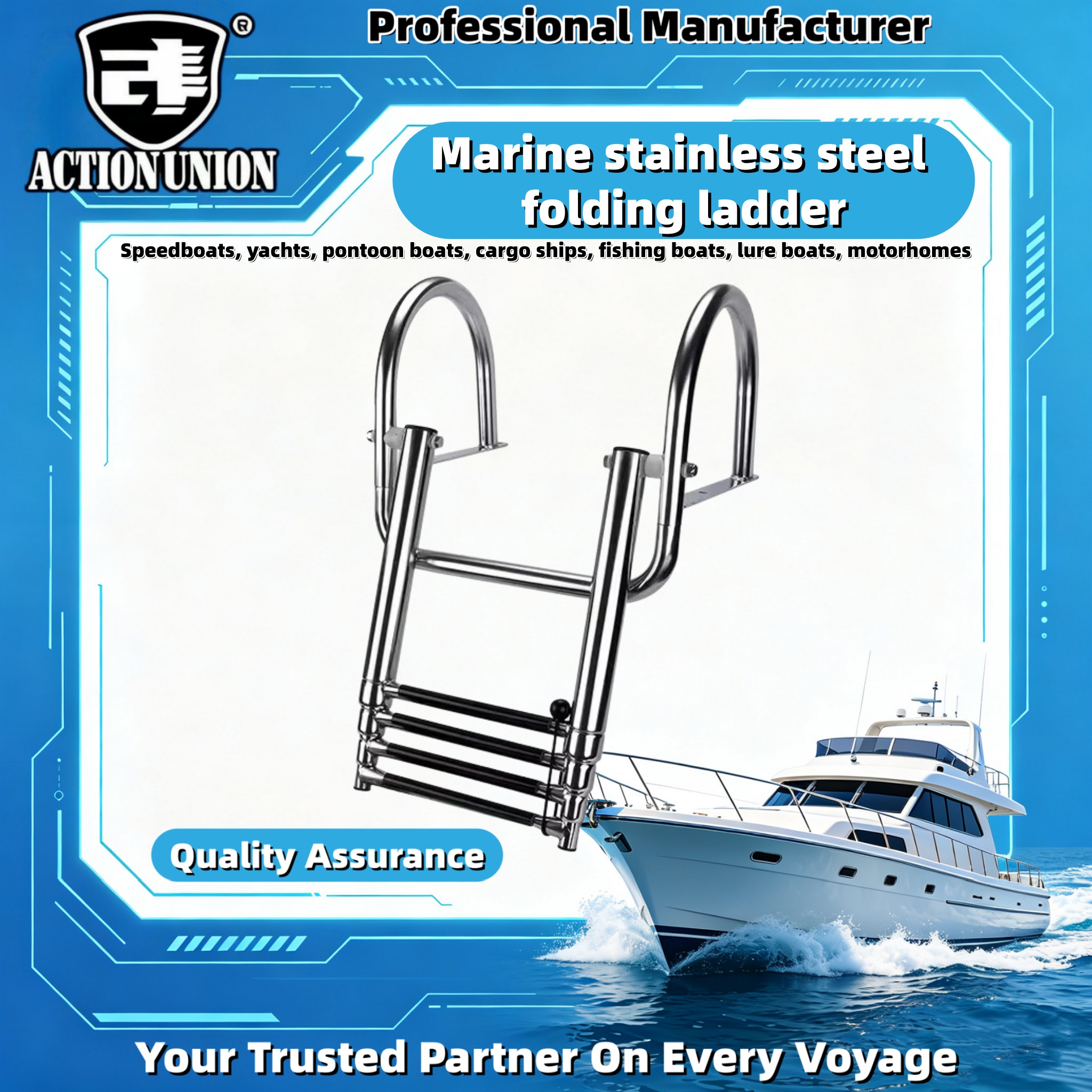 Exploration Boat Ladder Stainl - Fishing Boat Steering Wheel recensie en prijs