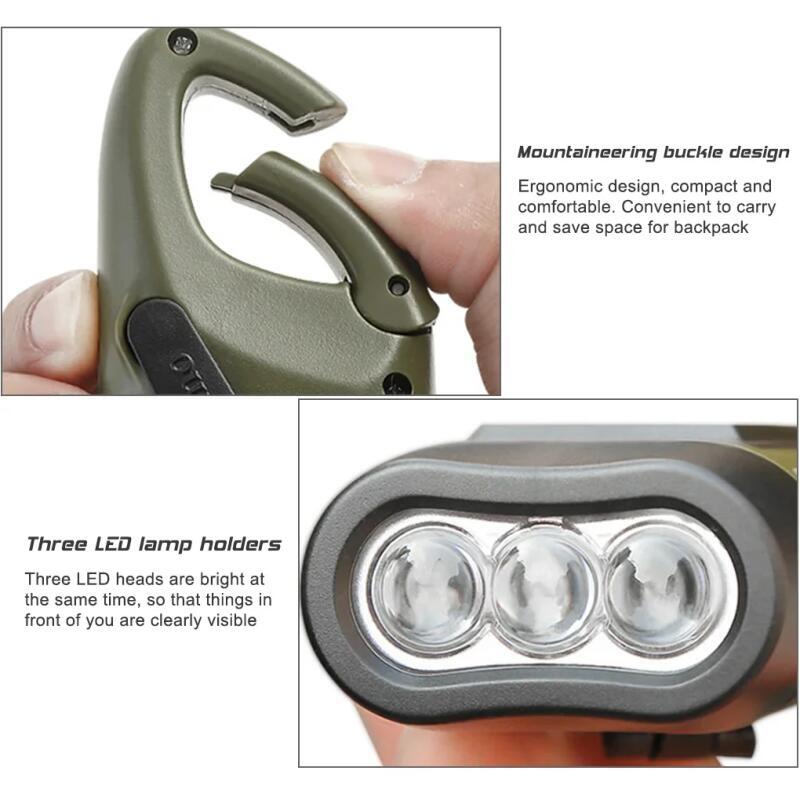 Hand Crank Solar Powered Recha - Fishing Boat Navigation Light recensie en prijs