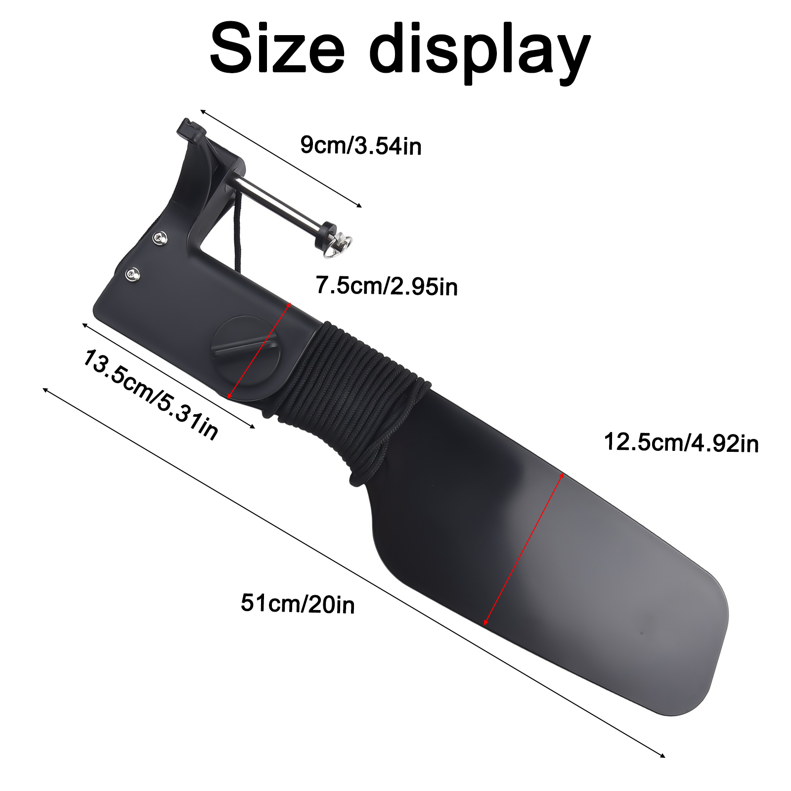 Boat Rudder for Kayak Canoe wi - Fishing Boat Steering Wheel recensie en prijs